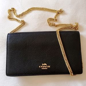 coach wallet on a chain